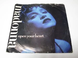 MADONNA Open Your Heart/ White Heat Vinyl 7"45 RPM 1986 Vinyl NM - Picture 1 of 4