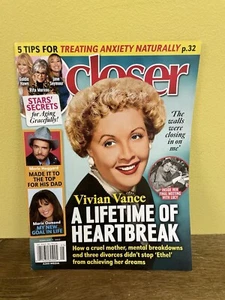 NEW CLOSER MAGAZINE Vivian Vance A Lifetime of Heartbreak Feb 7, 2022 Osmonds - Picture 1 of 3