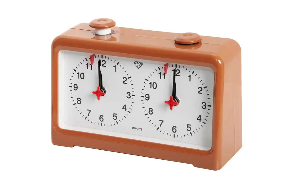 Diamond Quartz Analog Chess Clock - TAN - Image 1 of 1