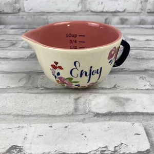 Home Essentials Paris Floral All In One Measuring Cup Enjoy Pink Flowers - Picture 1 of 4