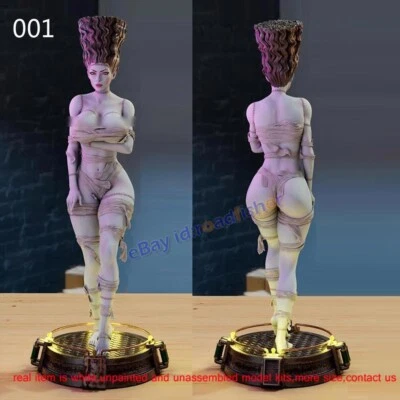 Bride Of Frankenstein 1/4 Unpainted Model Kit Unassembled 3D Printing 001 Ver. - Image 1 of 4