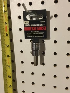GearWrench 3/8" Drive Hex Bit Socket 5/16" Parte #80420N/80420 - Imagen 1 de 2
