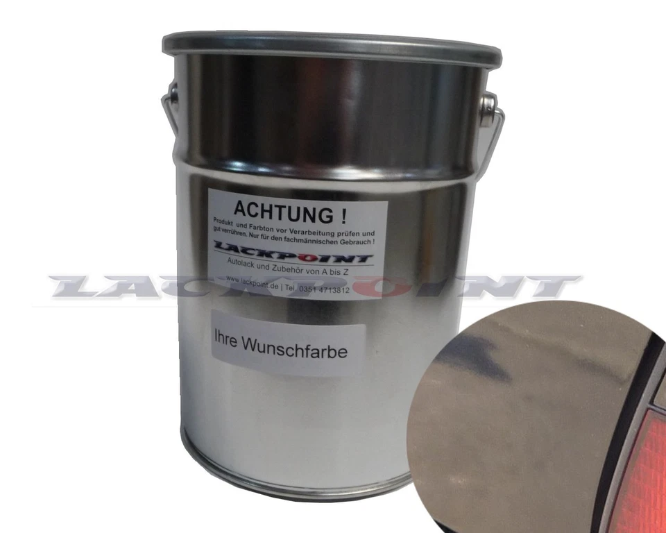 3 Liter Basislack Spritzfertig geeignet für VW geeignet für Audi L041 Tiefschwa - Bild 1 von 1