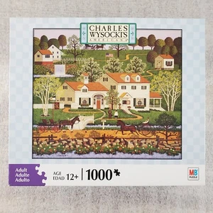 Charles Wysocki Gingernut Valley 1000 PC Puzzle Hasbro MB SEALED Read - Picture 1 of 7