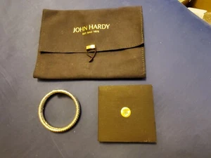 John Hardy 925 Sterling Bypass Flex Band Coil Bangle Cuff Bracelet - Picture 1 of 6