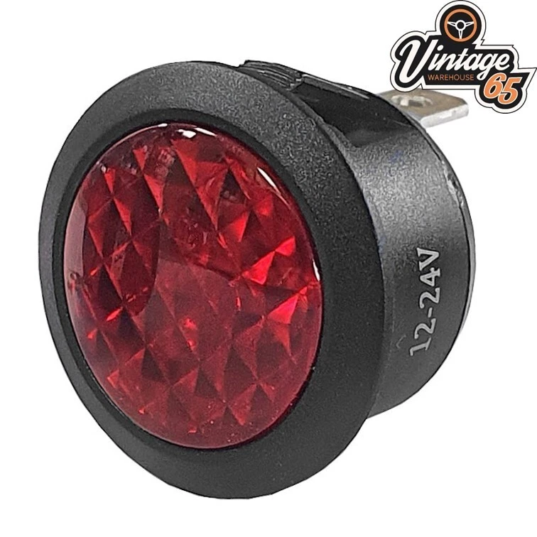 Durite Tablero Rojo Aviso Luz Peligro Lámpara Clásico Coche Moto 12v/24v LED - Imagen 1 de 2