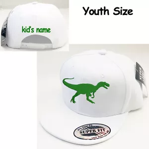 Cappello berretto baseball snapback dinosauro Tyrannosaurus preferito dai bambini! BIANCO - Foto 1 di 3
