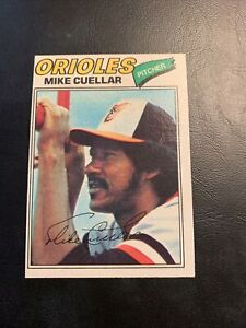 Cb5 1977 Topps￼ #162 Mike Cuellar Baltimore orioles￼