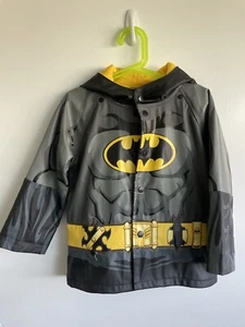 Western Chief Batman Rain Coat - Sz 4T - Picture 1 of 3