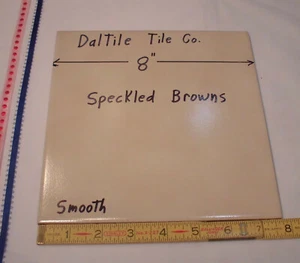1 pc. *Speckled Browns* Daltile Ceramic Floor Tile 8" X 8" more tiles see below - Picture 1 of 12