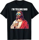 I'm Telling Dad Shirt Funny Religious Christian Jesus Meme T-Shirt