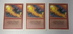 MTG Red Elemental Blast NM Revised 3rd Edition Common X3 - Picture 1 of 5
