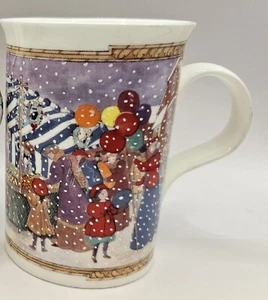 Zaunkönig Geschenkartikel Elaine Williamson weiß Weihnachten Kaffeebecher - Bild 1 von 5
