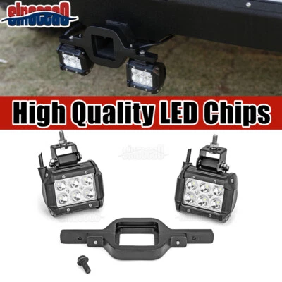 For Ford F150/250/350 Backup Reverse Trail Tow Hitch Rear Bumper LED Light Bar - Image 1 of 4