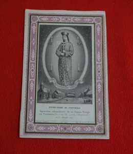 Santino Notre Dame de Pontmain Diocese de Laval (Mayenne) L.Turgis Paris Francia - Picture 1 of 3