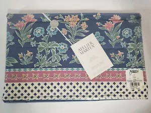 Vintage NOS Flat Sheet Atelier Martex - Barnsley - Made In The USA - NEW - Picture 1 of 9