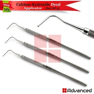 3Pcs Calcium Hydroxide Dycal Applicator Dental Filling Material Placing Scalers - Picture 1 of 3