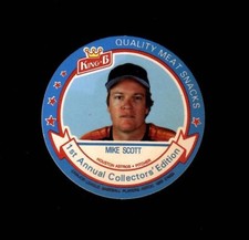 1988 MSA King B Jerkey Discs #13 MIKE SCOTT Houston Astros