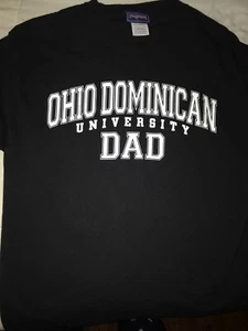 OHIO DOMINICAN UNIVERSITY PANTHERS DAD T Shirt By JANSPORT Men’s LARGE Black  - Picture 1 of 3