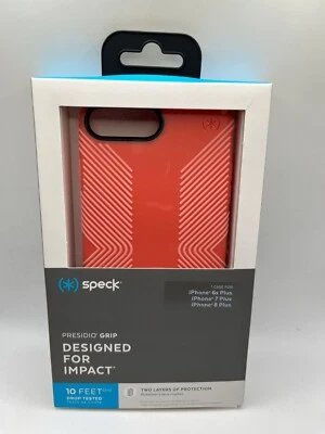 Speck Presidio Grip Case for iPhone 7 Plus & iPhone 8 Plus (5.5") - Parrot Pink - Image 1 of 4