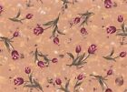 New ListingBurgundy Maroon Olive Green Floral Print, Quilting 100% Cotton Fabric, 1 Yard</span>