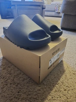 Adidas Yeezy Slide - Talla 12 - Onyx (HQ6448) - 100% AUTÉNTICO Foto 1 de 4