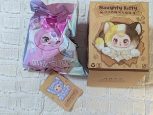Authentische Milk Candy Naughty Kitty Plüsch bestätigt freche gefleckte Katze - Bild 1 von 7