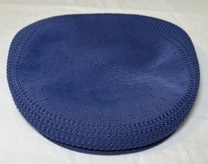 Kangol Tropic 504 Ventair Flat Hat Cap Drivers Mens Small 6 3/4-6 7/8 Light Blue - Picture 1 of 5