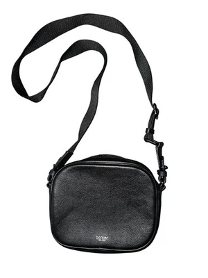 Botkier Valentina Camera Crossbody Bag Black Pebble Leather Purse - Image 1 of 4
