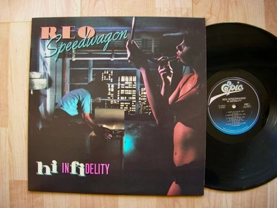 REO Speedwagon  hi infidelity Epic FE 36844 orig 1980 1st + inner  NM - Image 1 of 3