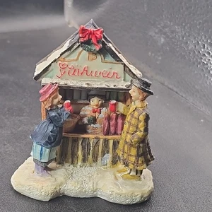 Lichthaus G.Wurm Zubehör Winterdorf Marktstand Figur Mann Frau Hot Coco - Bild 1 von 12