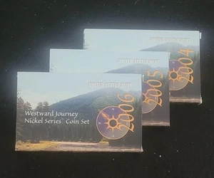 2004, 05, 06 Complete Westward Journey Nickel Series • All Packaging • 15 Coins - Picture 1 of 9