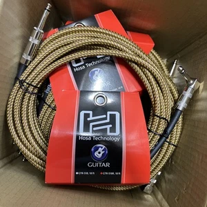 Lote al por mayor de cable de guitarra de tweed Hosa de 18 pies GTR-18R - 10 piezas - Imagen 1 de 1