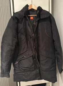 Hugo Boss Men's Coat Winter Puffer Jacket in Black - Picture 1 of 4
