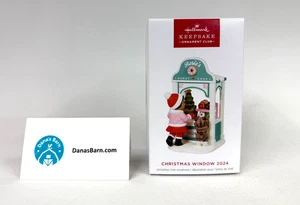 Hallmark 2024 Keepsake Ornament Club ~ Christmas Window 2024 Rosie's Donut Shop - Picture 1 of 14