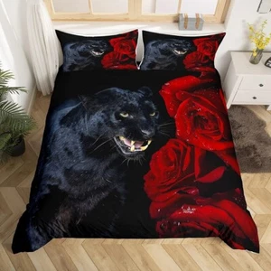 Ultra Soft Moon and Wolf Bedding Duvet Cover Set For Twin 3pieces kids boys - Picture 1 of 16