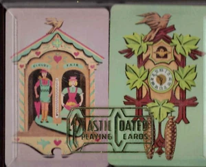 Vintage Arrco Kuckucksuhr Doppelset Spielkarten Deck - Bild 1 von 2