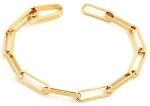 🌙🌙UNOAERRE BRACCIALE ORO 24 CARATI su BRONZO Made in Italy nuovissimo 21cm🌙🌙 - Foto 1 di 3