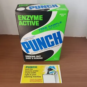 Punch Laundry Detergent Free Sample Unopened Colgate-Palmolive Vintage - Picture 1 of 8