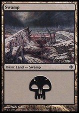 Swamp (240) - Foil Shards of Alara 1x - Near Mint, English MTG Magic