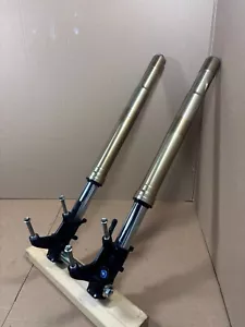 08 09 10 SUZUKI GSXR 600 750 OEM FORKS FORK TUBES AXLE STRAIGHT - Bild 1 von 15
