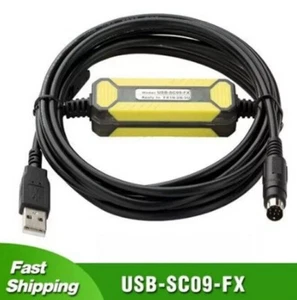 USB-SC09-FX PLC Programming Cable For Mitsubishi MELSEC RS422 SC-09 FX1N 2N FX3U - Picture 1 of 8