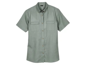 HERREN KURZARM LEINENHEMD von LIVERGY GRÜN Gr.M Sommer Freizeit NEUWARE - Bild 1 von 1