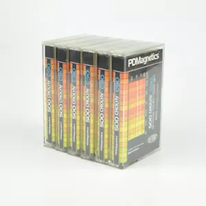 6 x PDMagnetics 500 Crolyn C-90 Type II CrO2 - Vintage Tapes - Old Cassettes - Picture 1 of 4