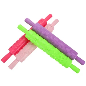 4 Pcs Feinmaschiges Sieb Nuss Muster Nudelholz Prägemuster Teigroller - Bild 1 von 11