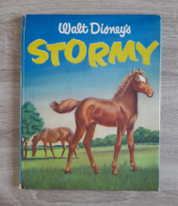 Walt Disney's Stormy Vintage Childrens Hardback Book 1950's Era