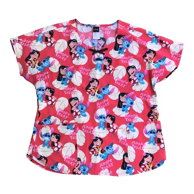 Disney Lilo and Stitch Women XL Top Shirt Adopt Today - Image 1 of 4