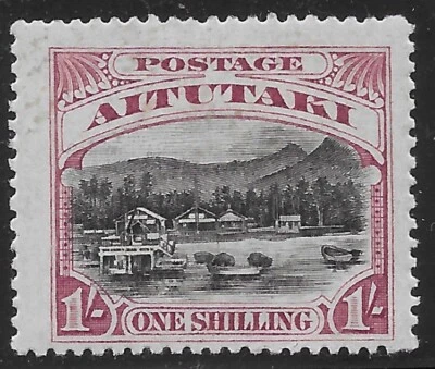 1920 AITUTAKI Sc#33 MH OG VF - Image 1 of 2