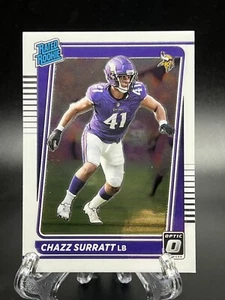2021 RC CHAZZ SURRATT DONRUSS OPTIC FOOTBALL ROOKIE MINNESOTA VIKINGS #280 - Picture 1 of 2
