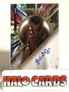 14/25 PACK FRESH 2022 Topps Star Wars Masterwork Leilani Shu Jawa Canvas Auto - Picture 1 of 2